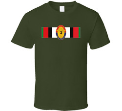Afghanistan Service Ribbon - 3rd BCT, 1st Infantry Division T Shirt 24808801