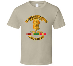 Womens Army Corps Vietnam Era - w GCMDL-NDSM - WAC - 1975-2002 T Shirt 25002904