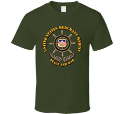 USMM - Peace and War w Color Shield T Shirt 25088006