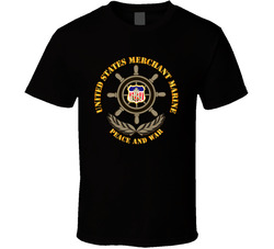 USMM - Peace and War w Color Shield T Shirt 25088007