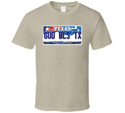 License - TX - God Bless TX T Shirt 25221217