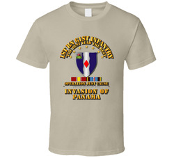 Just Cause - 1st Bn 61st Infantry w Svc Ribbons T Shirt 25298415