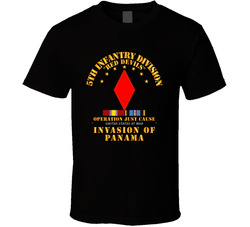 Just Cause - 5th ID w Svc Ribbons T Shirt 25298421