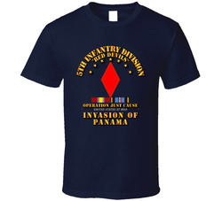 Just Cause - 5th ID w Svc Ribbons T Shirt 25298425