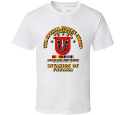 Just Cause - 7th SFG w Svc Ribbons T Shirt 25298426