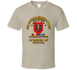 Just Cause - 7th SFG w Svc Ribbons T Shirt 25298428