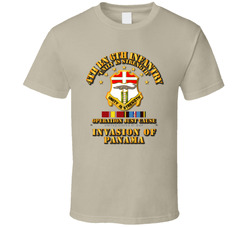 Just Cause - 4th Bn 6th Infantry w Svc Ribbons T Shirt 25298468