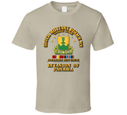 Just Cause - 519th Military Police Bn w Svc Ribbons T Shirt 25298687