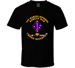 1st MARDIV - Korea - Chosin w SVC Ribbons T Shirt 25326794