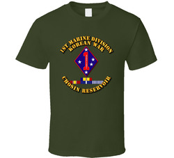 1st MARDIV - Korea - Chosin w SVC Ribbons T Shirt 25326797
