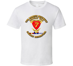 7th Marine Regt - Korea - Chosin w SVC Ribbons T Shirt 25331867