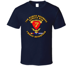 7th Marine Regt - Korea - Chosin w SVC Ribbons T Shirt 25331895