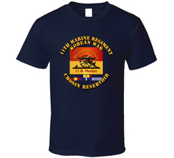 11th Marine Regt - Korea - Chosin w SVC Ribbons T Shirt 25333846