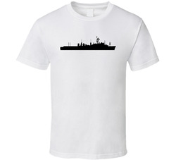 USS - Anchorage (LSD-36) - Ship - Silhouette T Shirt 25342830