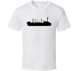 USS - Askari (ARL-30) - Ship - Silhouette T Shirt 25342840