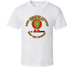 24th Infantry Division - Desert Shield w Svc T Shirt 25410483