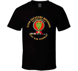 24th Infantry Division - Desert Shield w Svc T Shirt 25410484