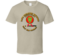 24th Infantry Division - Desert Shield w Svc T Shirt 25410485