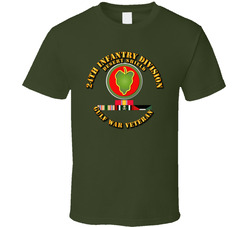 24th Infantry Division - Desert Shield w Svc T Shirt 25410486
