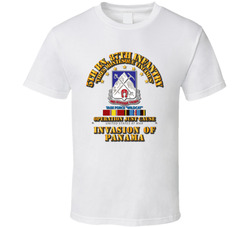 5th Bn 87th Infantry w Svc Ribbons T Shirt 25859994
