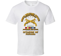 Just Cause - 988th Military Police Co w Svc Ribbons T Shirt 25860006