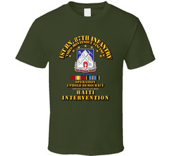 Uphold Demo - 1st Bn 87th Infantry w Svc Ribbons T Shirt 25860021