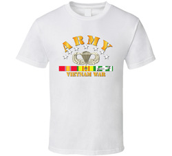 Army - Vietnam War w SVC Ribbons w Abn T Shirt 25978431