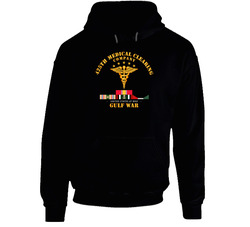 425th Medical Clearing Co - Gulf War Veteran w SVC Ribbons Hoodie 26024863