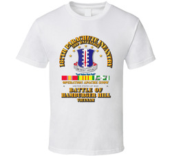 Hamburger Hill - 3rd Bn 187th Infantry w Svc Ribbons T Shirt 26054107