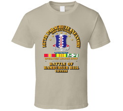 Hamburger Hill - 3rd Bn 187th Infantry w Svc Ribbons T Shirt 26054109