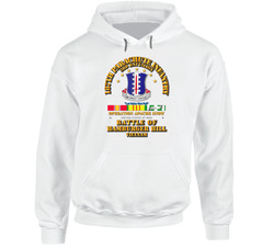 Hamburger Hill - 3rd Bn 187th Infantry w Svc Ribbons Hoodie 26054112