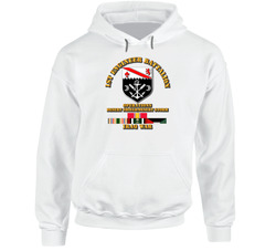 1st Engineer Bn w DS DS Svc Ribbons Hoodie 27081125
