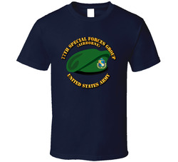 77th Special Forces - Beret w Txt T Shirt 27123999
