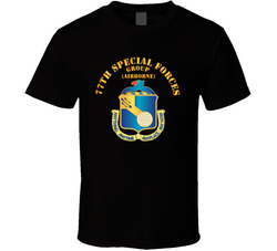 77th Special Forces - DUI T Shirt 27124147