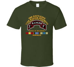 3Bn 75th Rangr Rgt w Svc - Mogadishu T Shirt 27678068