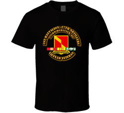 1st Battalion, 27th Artillery (155 Mm Howitzer, Sp) With Svc Ribbon T Shirt 30766656