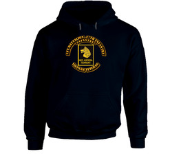 1st Battalion,27th Infantry With Text Hoodie 30766698