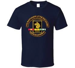 1st Battalion,27th Infantry With Svc Ribbons T Shirt 30766712