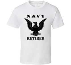 Navy - Crow - Retired Blk With Txt T Shirt 31464171