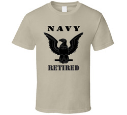 Navy - Crow - Retired Blk With Txt T Shirt 31464222