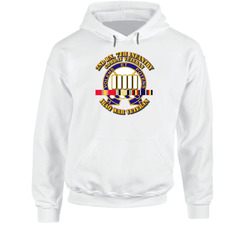 Army - 2nd Bn, 7th Infantry - Iraq Vet W Svc Ribbons Hoodie 31770287