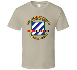 Army - 3rd Id - Iraq Vet W Svc Ribbons T-shirt 31770337