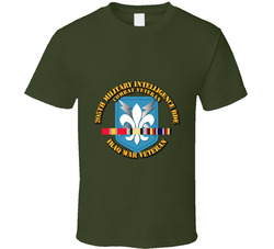 Army - 205th Mi Bde - Iraq Vet W Svc Ribbons T Shirt 31775452