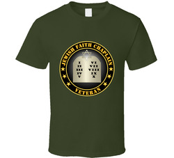 Army - Jewish Faith Chaplain Veteran T Shirt 33109741