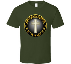 Army - Christian Chaplain Veteran T Shirt 33109875