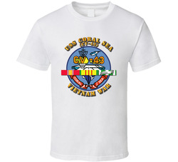 Usn - Uss Coral Sea (cv-43) W Vn Svc T-shirt 33122194