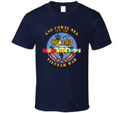 Usn - Uss Coral Sea (cv-43) W Vn Svc T-shirt 33122230