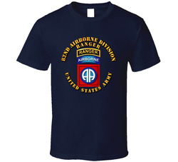 Army - 82nd Airborne Division - Ssi - Ranger T-shirt 33152724