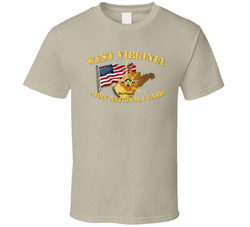 West Virginia - Arng W Flag - T-shirt 33460620