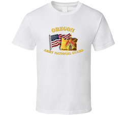 Oregon - Arng W Flag - T-shirt 33481194